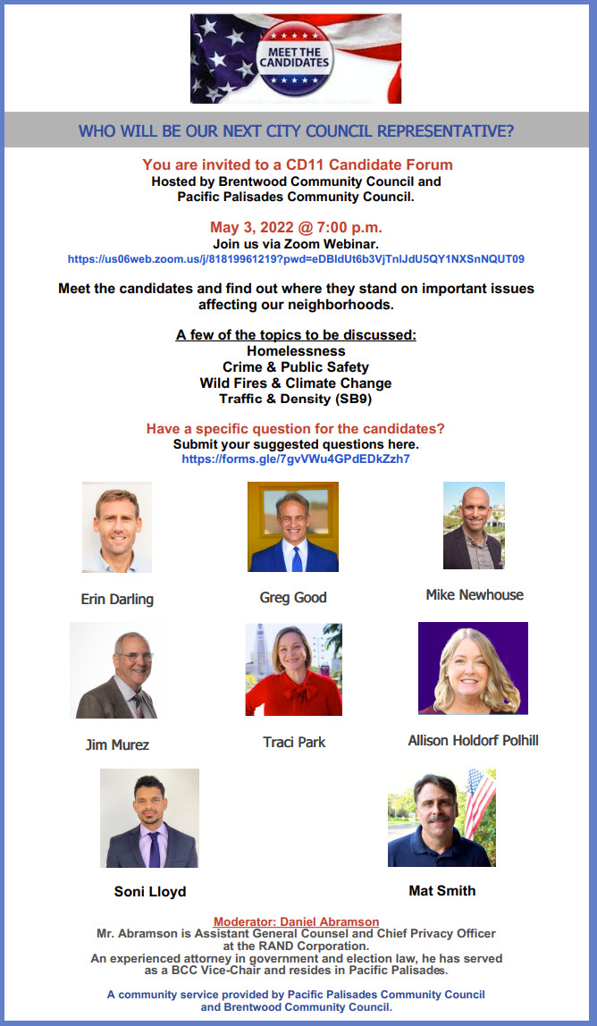 CD 11 Candidate Forum