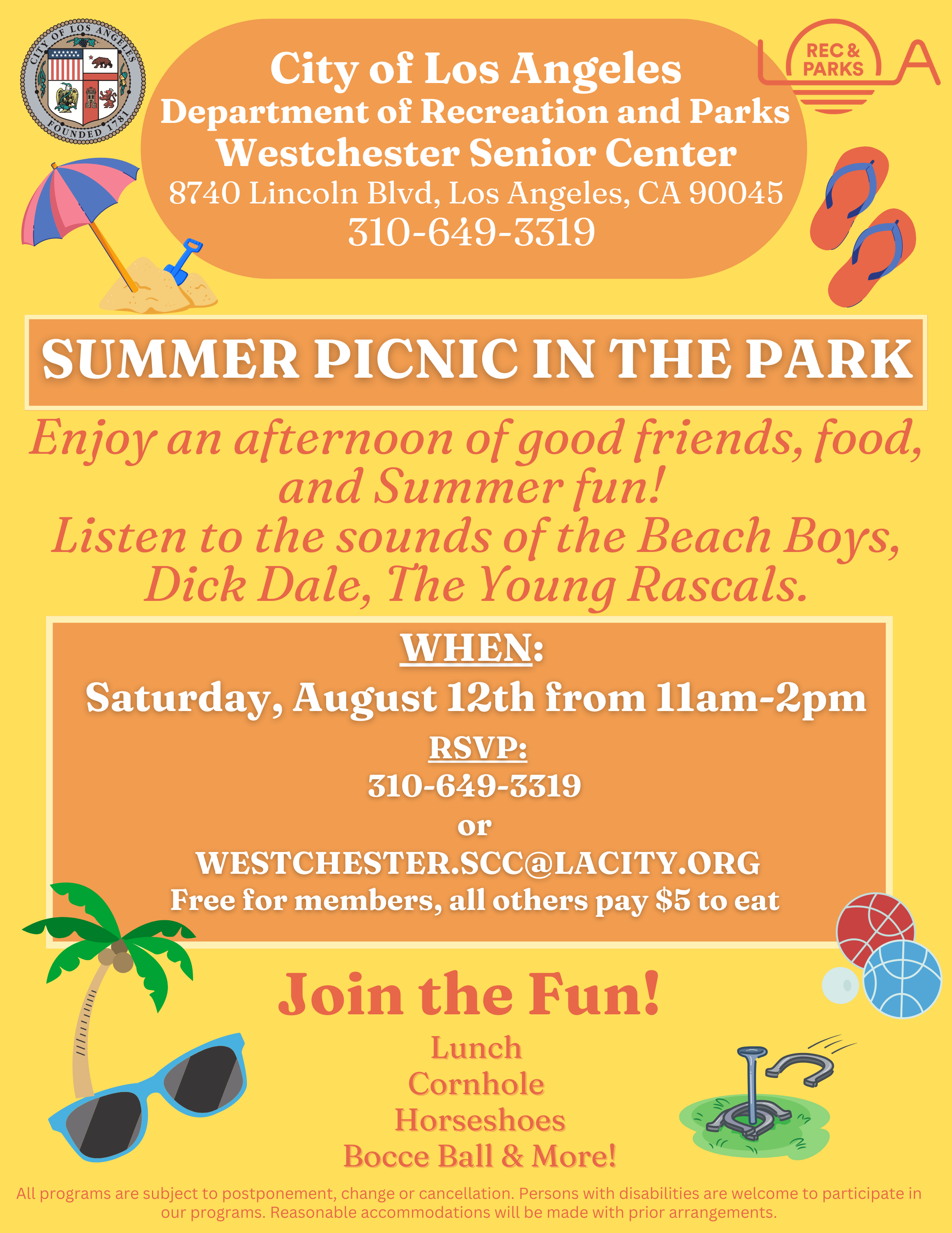summer picnic in the park