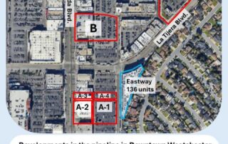 Map of proposed developments