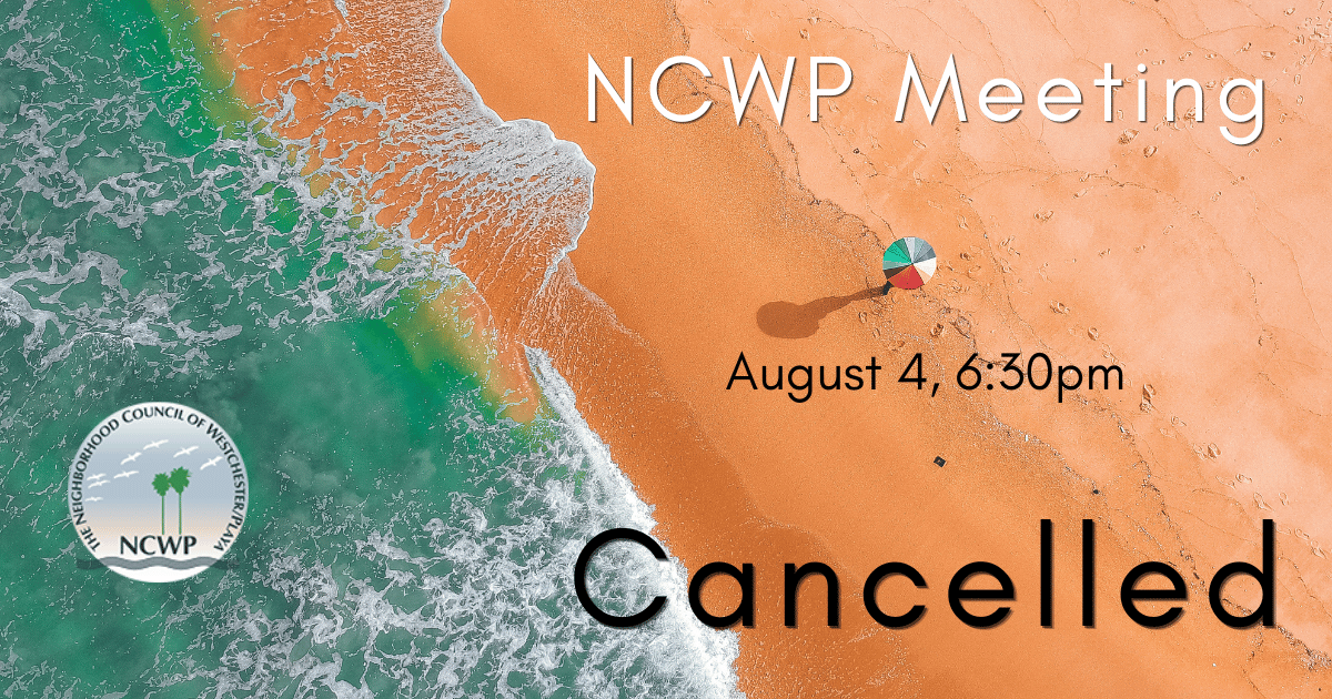 Meeting cancelled