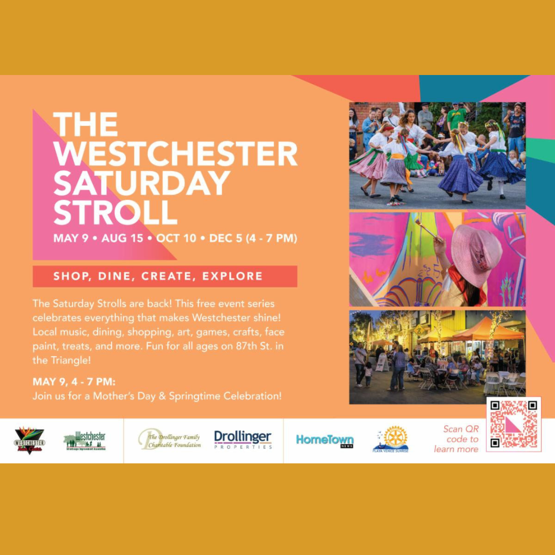 Westchester saturday stroll May 9 August 15 October 10 December 5