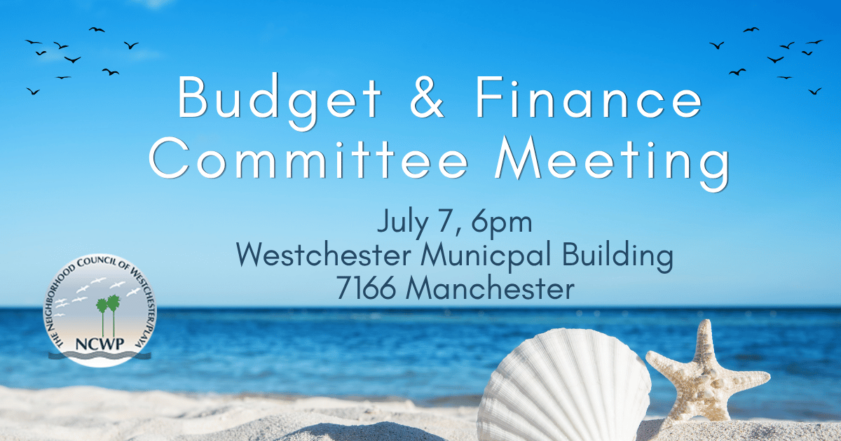Budget meeting invite