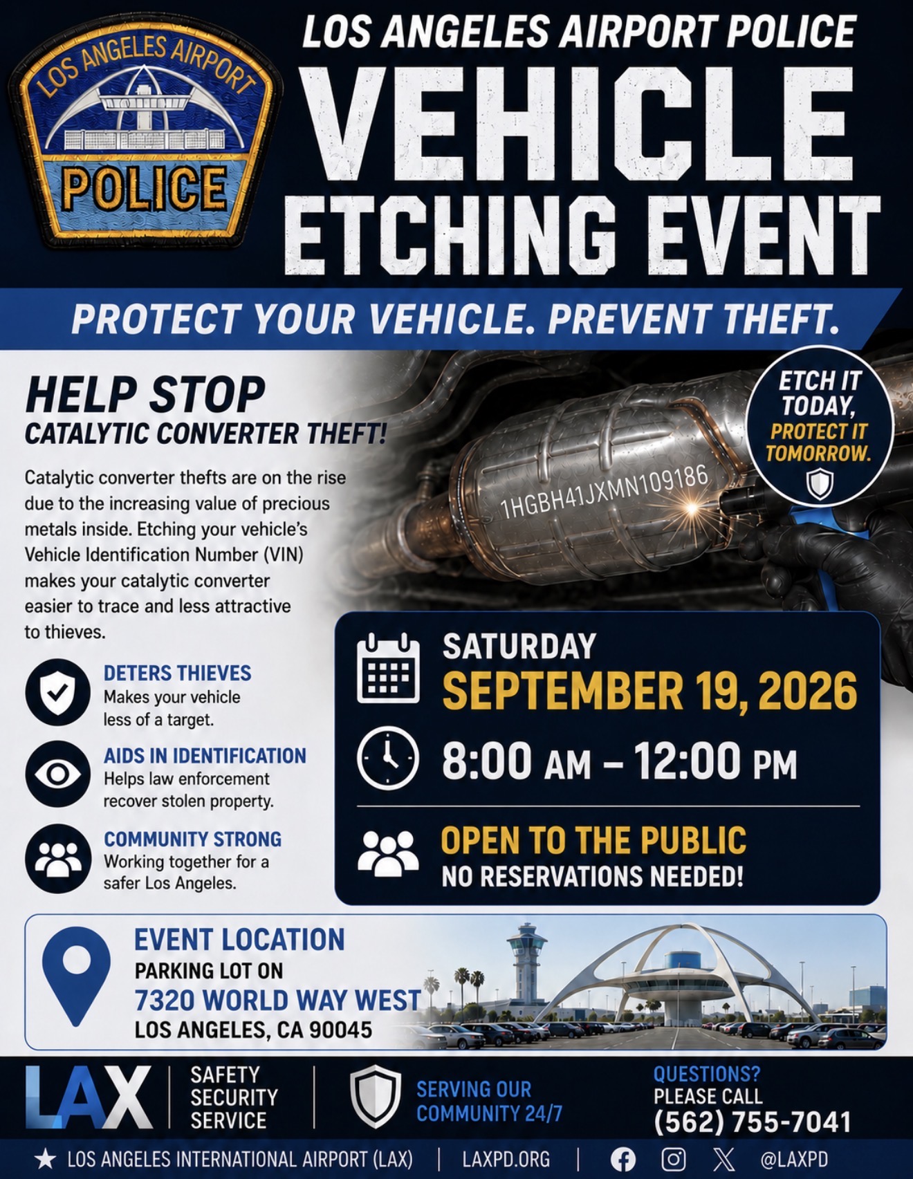 Vehicle etching event
