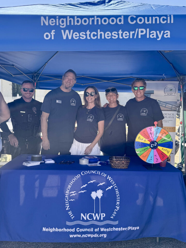 NCWP Members and LAPD at our table at WAM